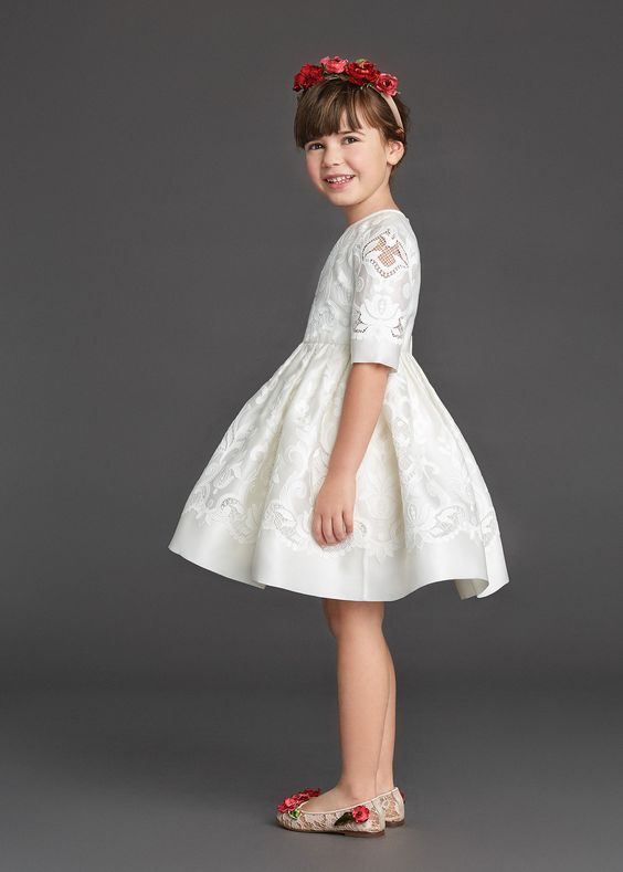vestidos de batizado para 9 anos