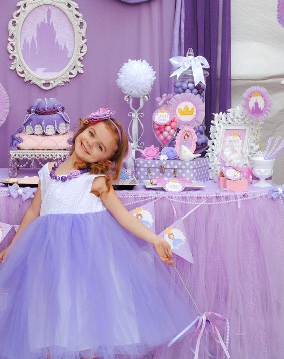 Artigos de festa da princesa sofia