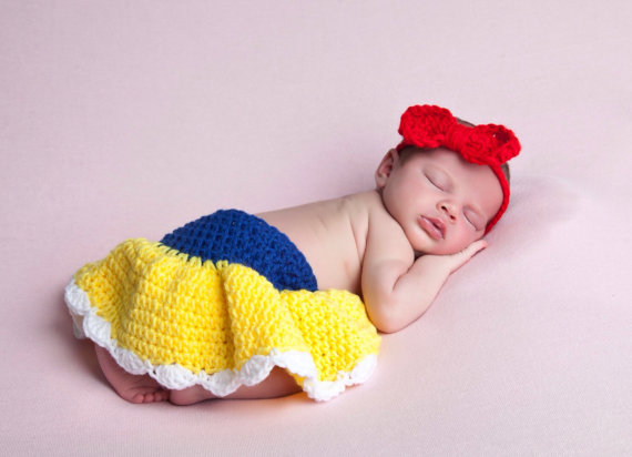 roupa de bebe branca de neve