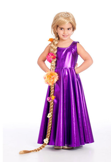o vestido da rapunzel