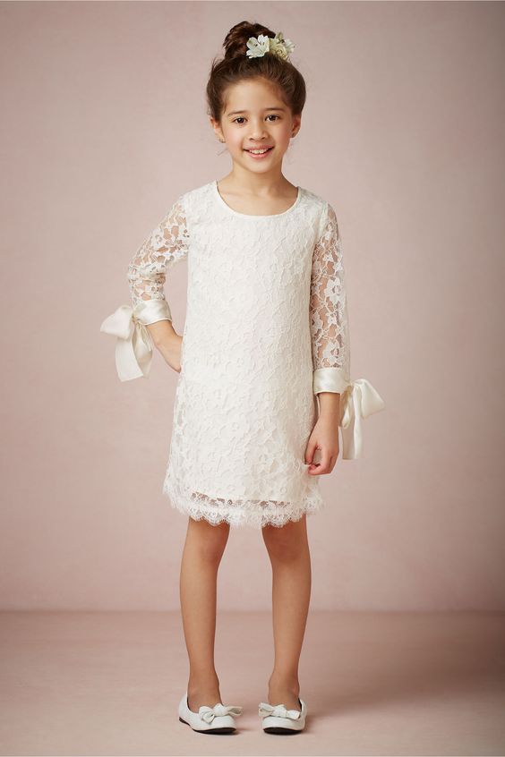 vestido simples para daminha