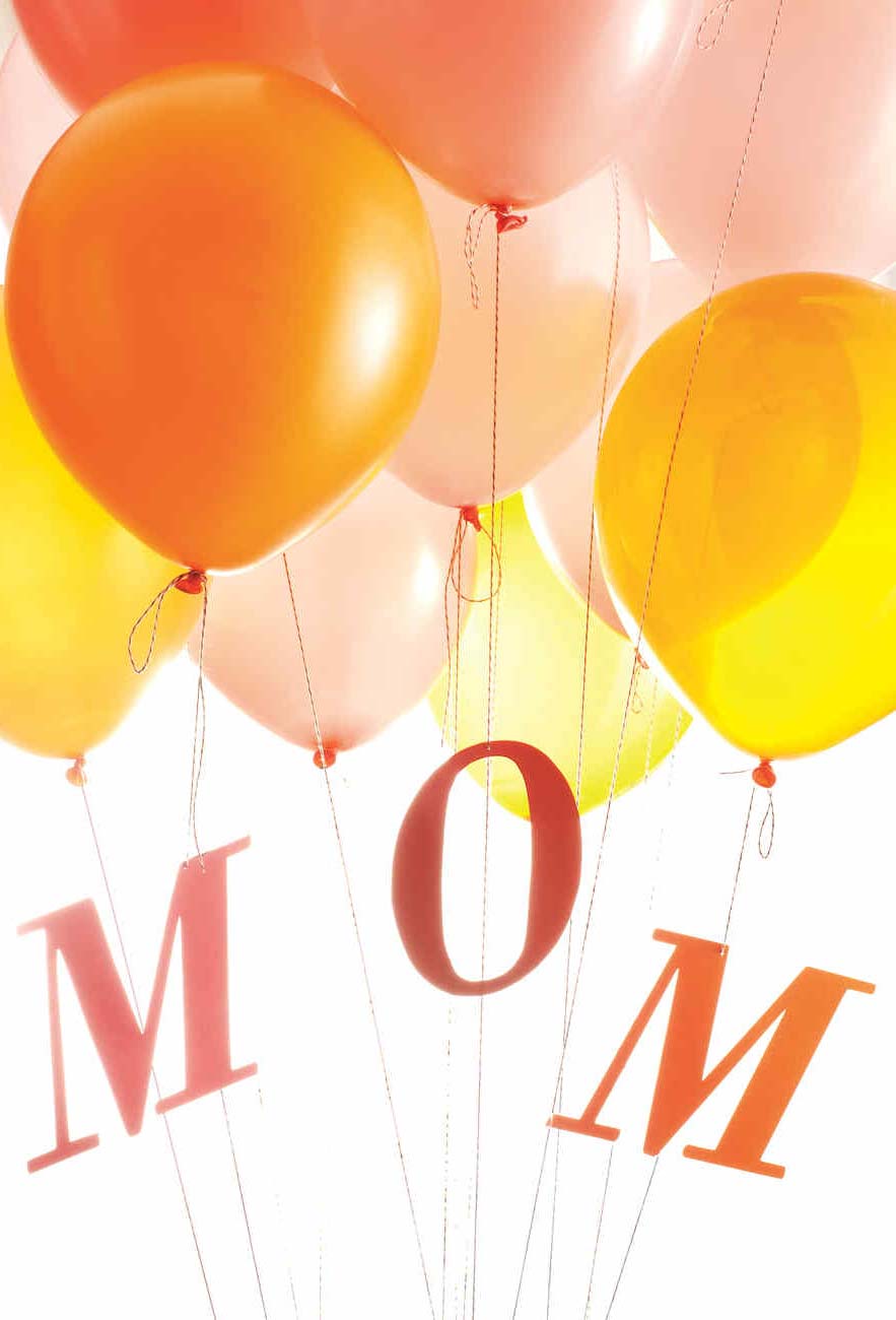Decoração dia das mães com balões