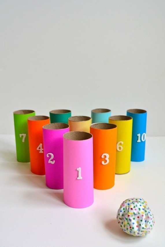 Artesanato com rolo de papel higiênico: jogos para brincar com os amigos e fazer uma gincana