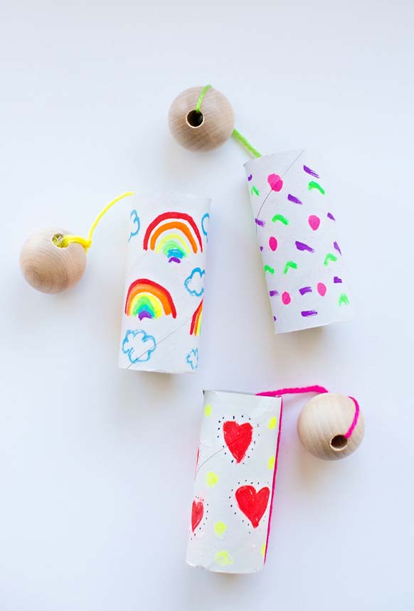 Recupere a ideia dos brinquedos antigos com artesanato de rolo de papel higiênico