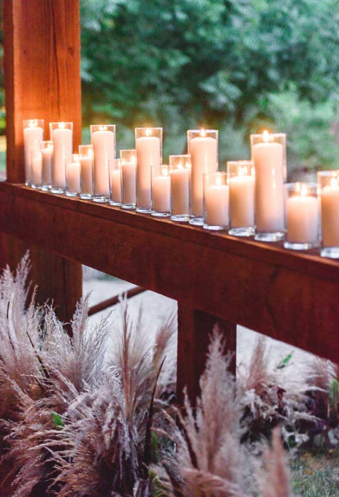 Impressionante como as velas deixam o ambiente mais sofisticado.