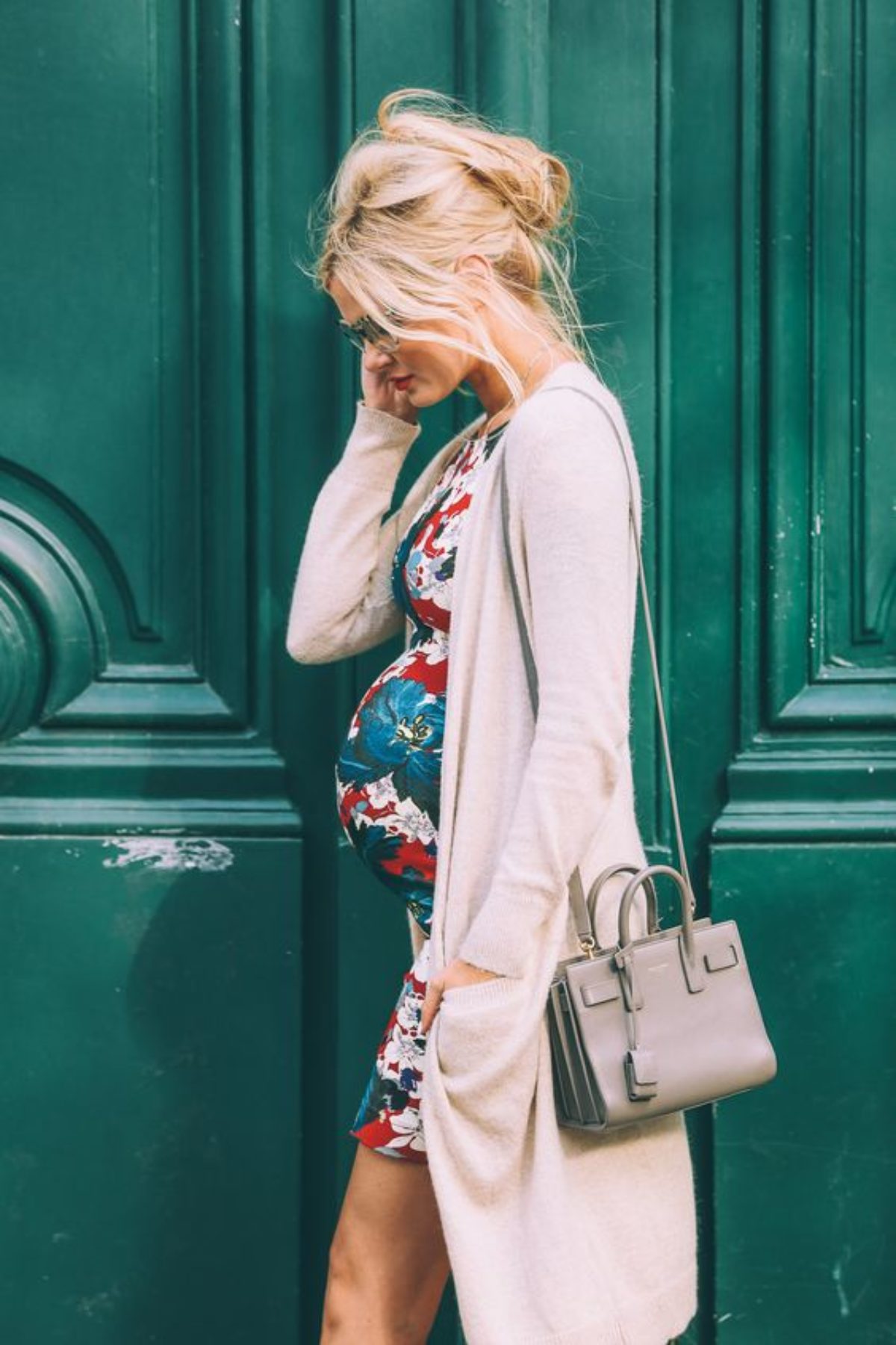 vestidos justos para gestantes