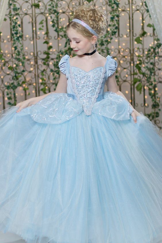 vestido de princesa cinderela