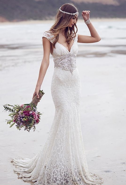 vestido de noiva sereia praia