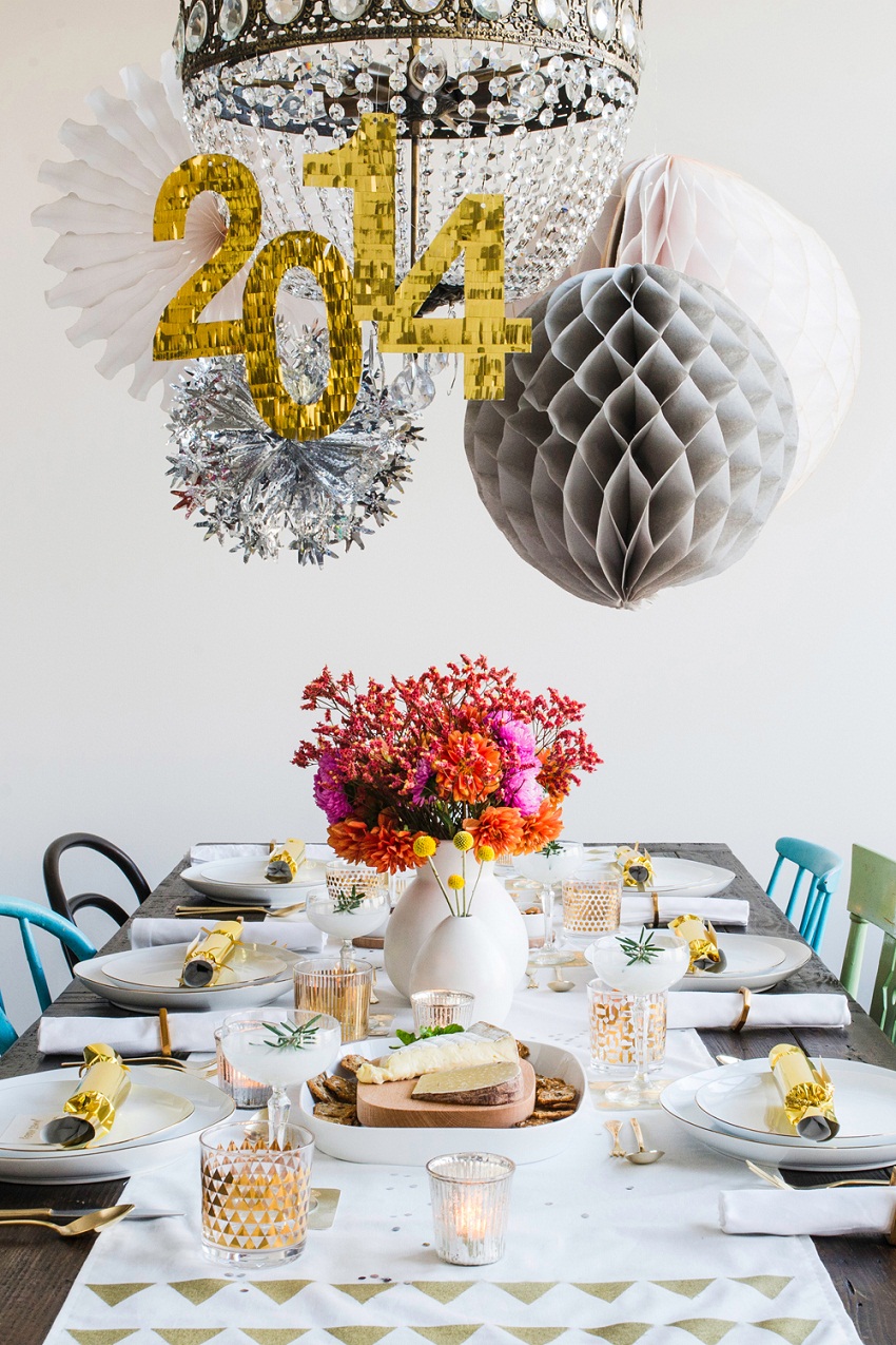 Decoração de Festa Réveillon e Ano Novo 65 Ideias com Fotos!